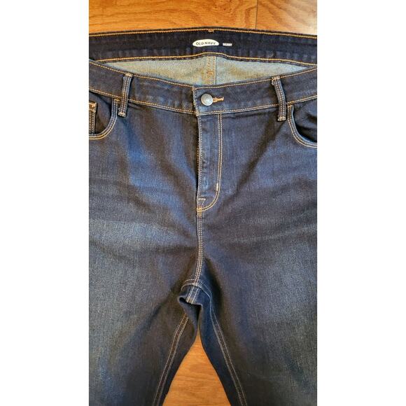 Old Navy Jeans Women Size 18 Skinny Dark Denim Jeans High-Rise - Picture 13 of 13